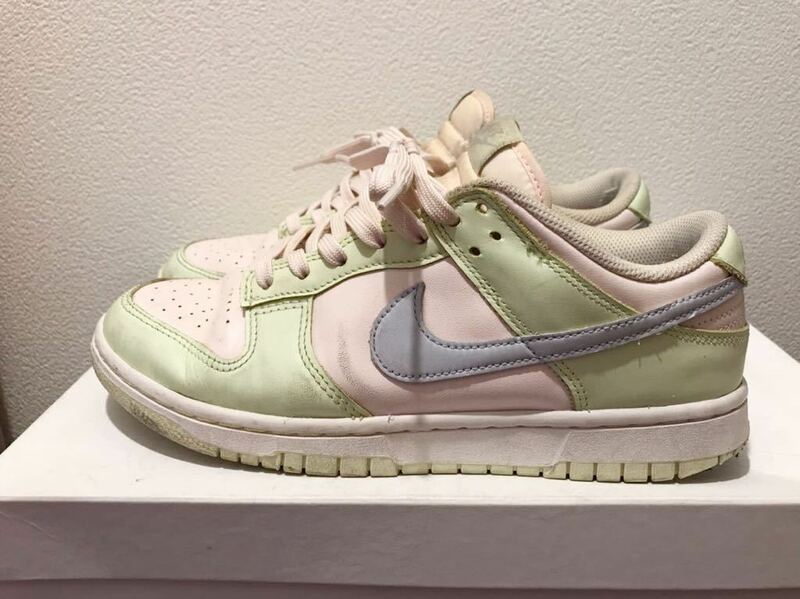 NIKE WMNS DUNK LOW DD1503-600 US9 26cm Lime Ice ペール パステル系