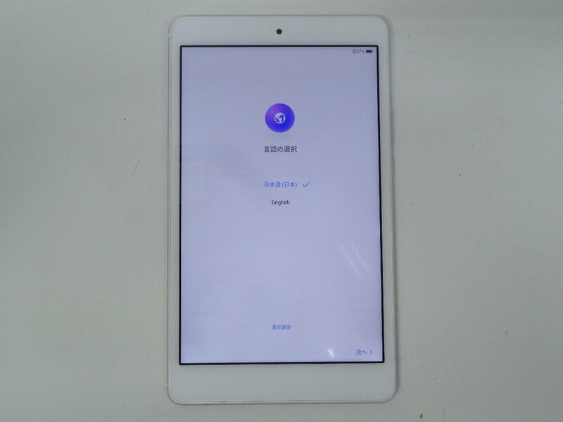 ユ■/Zこ6916　SoftBank HUAWEI MediaPad M3 Lite s 701HW 16GB 利用制限判定〇 ジャンク 初期化済 保証無