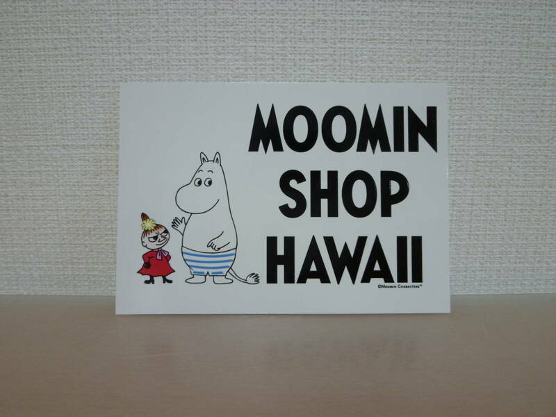 NEW♪Moomin Shop Hawaii　ハワイ ムーミンショップ　ステッカー／A