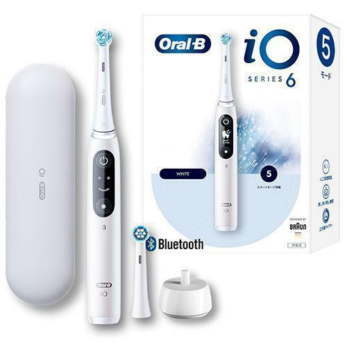 電動歯ブラシ 本体 ブラウン オーラルＢ iO6 ホワイト 充電式 回転式 アプリ連携 Bluetooth Oral-B BRAUN