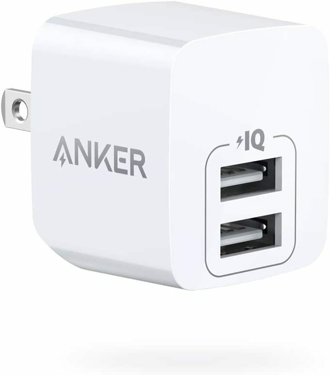 Anker PowerPort mini 12W 2ポート USB急速充電器 PSE認証済 超コンパクトサイズ iPhone Android 対応