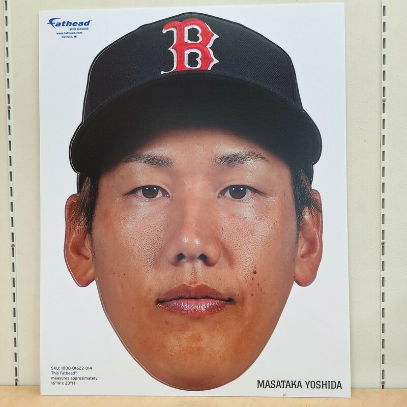 【意大利屋】吉田正尚 Big Head 顔パネル ボストン・レッドソックス 応援グッズ MLB 大リーグ メジャーリーグ WBC 日本代表 侍ジャパン