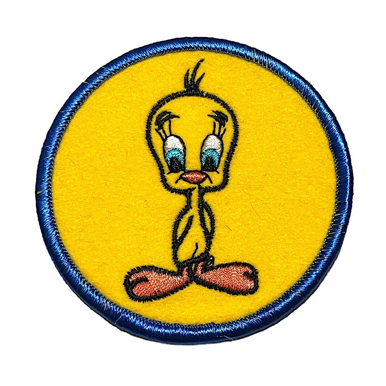 80s 当時物本物 TWEETY トゥイーティー ワッペン ヴィンテージ アメコミ ルーニーテューンズ キャラクター ワーナーブラザース②