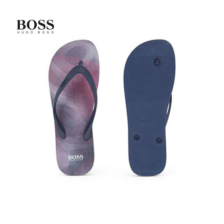 ヒューゴボス Hugo Boss ビーチ サンダル Pacific Thong Flip-Flop サイズ27cm パープル hb50433658purple9