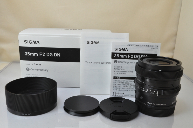 ★★極上品 Sigma 35mm F/2 DG DN Contemporary Lens for Leica L Mount w/Box♪♪#5592