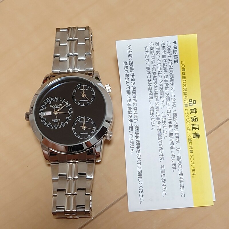 未使用品 bariho 腕時計　メンズ腕時計 新品　時計　ケース付き　L'etoile　レトワール　電池切れ