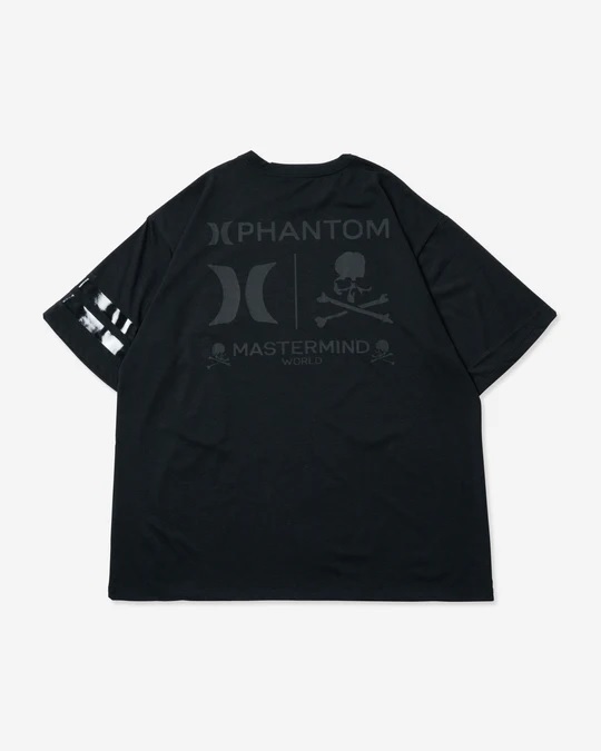 Ｍサイズ 国内新品HURLEY × mastermind WORLD PHANTOM Tシャツ BLACK ハーレー マスターマインド ジャパン ワールド JAPAN WORLD ロアー