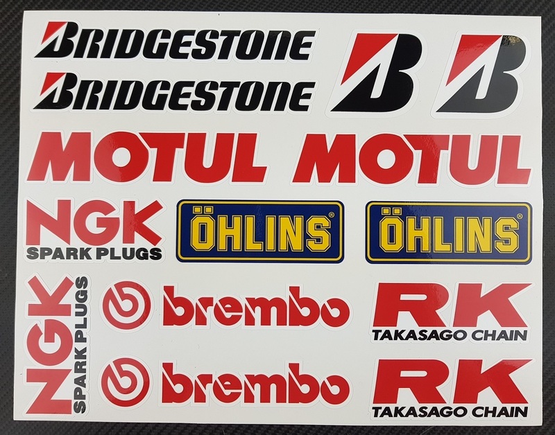 MOTUL RK OHLINS Ohlins モチュール オーリンズ ステッカー デカール セット