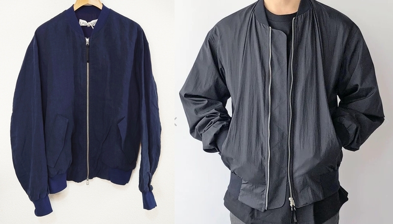 新品 定価6.4万 POLYPLOID ポリプロイド BOJK BOMBER JACKET B リネン ボンバージャケット 2 02-B-10 ブルゾン ma-1 TM