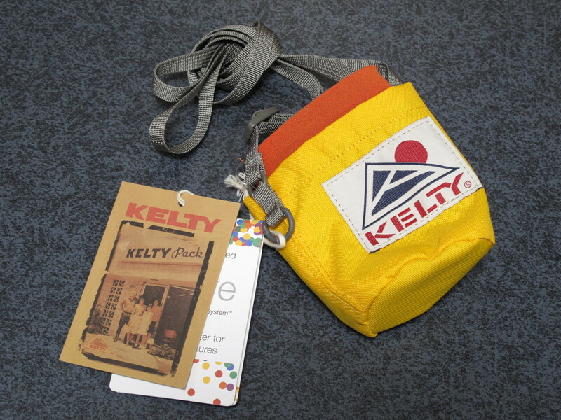 KELTY ケルティ ポーチ e.dye BEER HOLD POUCH ビア・ホールド・ポーチ 缶クージ付属 黄 新品タグ付き