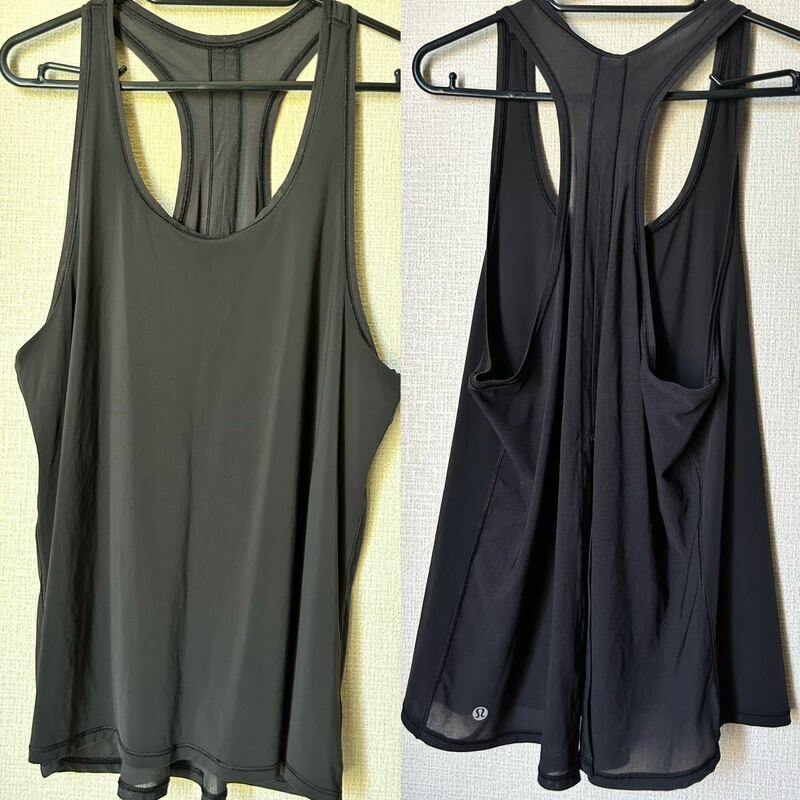 海外購入！日本未輸入！lululemon ルルレモン女性用 タンクトップ Get Low Tank 黒、8