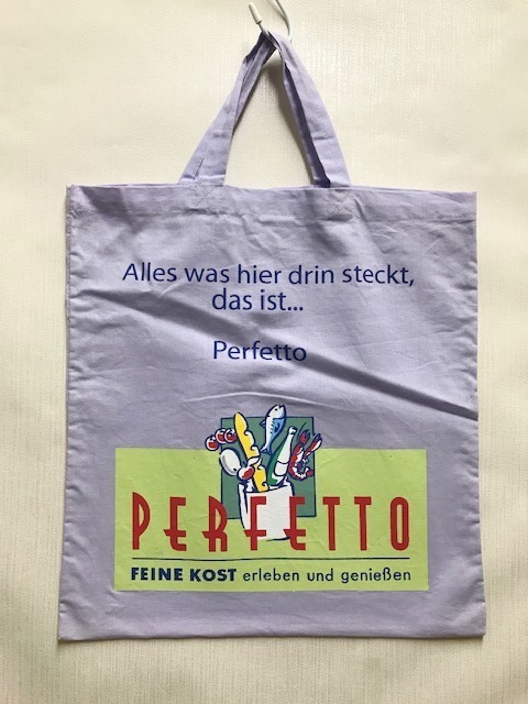ヨーロッパを旅して現地で買ってきたトートバッグ｜ドイツ・ミュンヘンのスーパーマーケット”Perfetto"のトート②