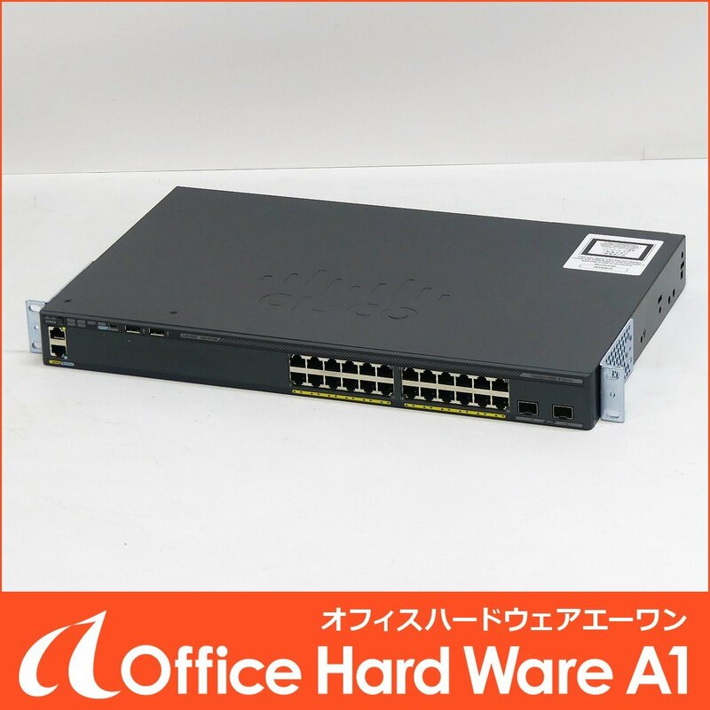 CISCO Catalyst 2960X-24TD-L (WS-C2960X-24TD-L V05) 中古 シスコ スイッチ 初期化済み ☆