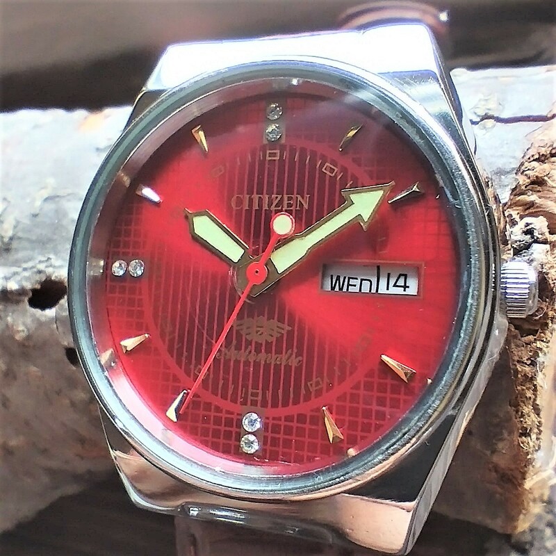CITIZEN 自動巻き1970年代！ヴィンテージ腕時計メンズシチズン男性人気ブランド逆輸入モデル日本未発売アンティーク 