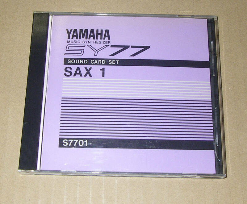 ★YAMAHA SY55/SY77/SY99 S7701 SAX 1 SOUND CARD SET★OK!!!★MADE in JAPAN★