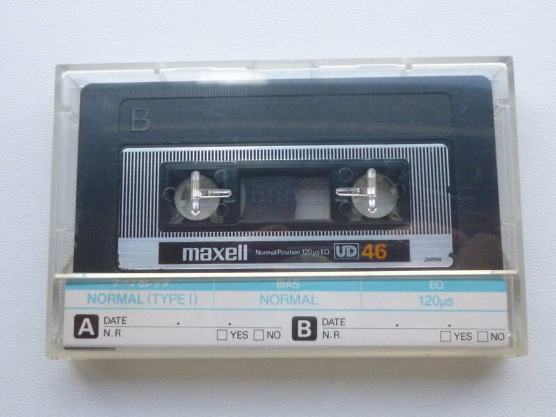 録音済／カセットテープ／maxell UD 46分(Normal) 1本