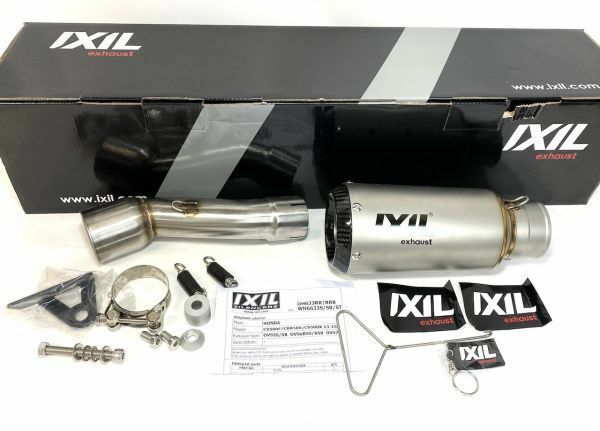 【G543】新品/保管品 IXIL(イクシル) HONDA CB500 F/X '13 -'15 RC スリップオン マフラー CH6233RC/SPORT OVAL INOX EVOLUTION（b