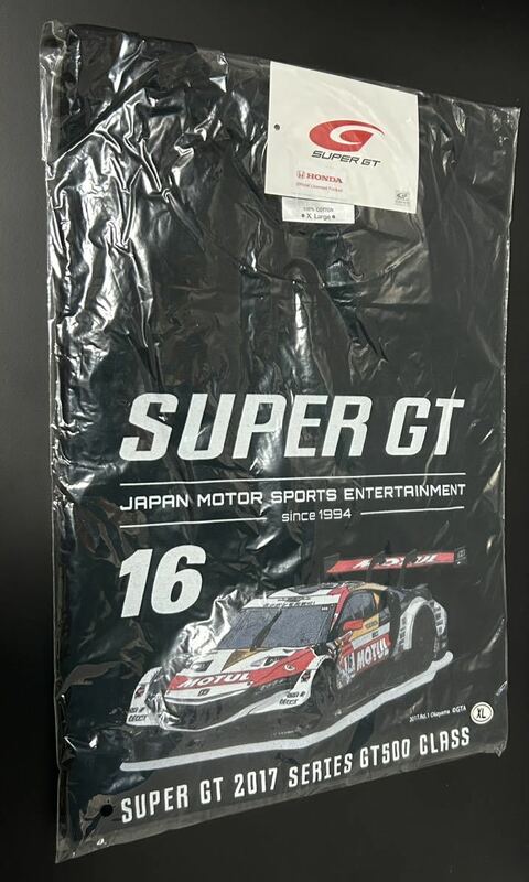 2017スーパーGT チーム無限　　Tシャツ　XLサイズ　新品未使用未開封品　当時物