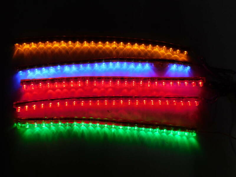 ジャンク 中華製 LED チューブ 全長約230mm 5本セット イルミネーション デッドストック