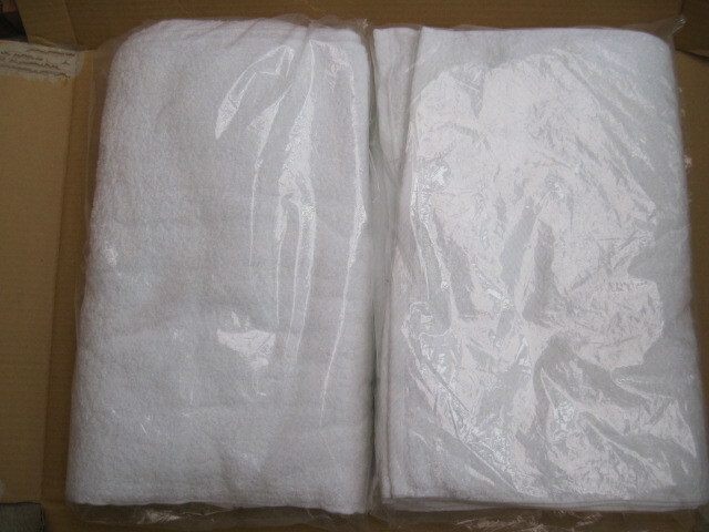 【タオル】白無地のタオル 10枚／約33×88㎝ 綿100％ 日本製