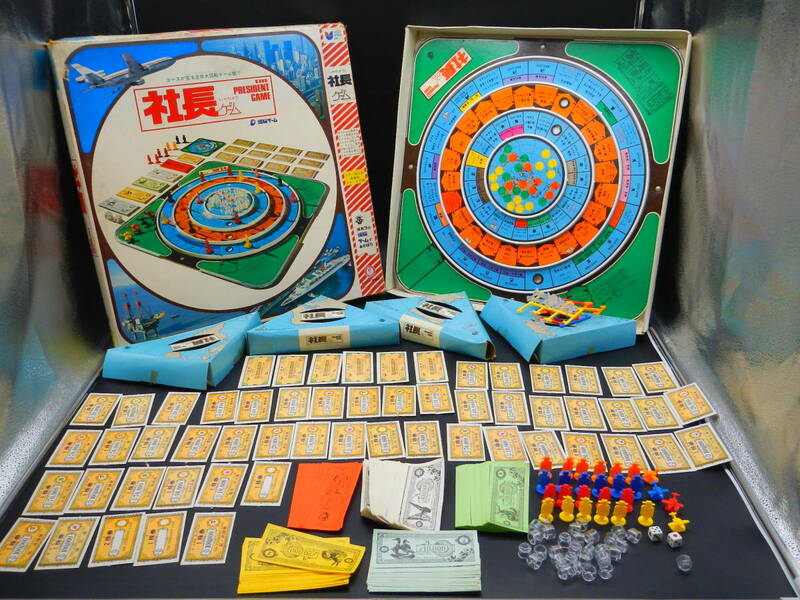 社長ゲーム / タカラ　頭脳ゲーム　ボードゲーム　ダッコちゃんマーク　昭和レトロ　当時物　A-446