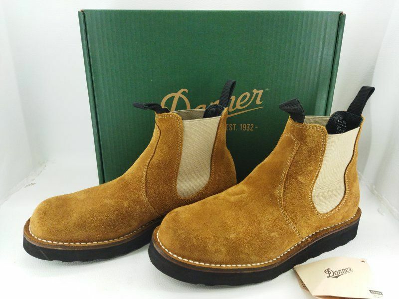 【美品】Danner ダナー D219876 SKIDMORE SIDEGORE スキッドモア サイドゴアブーツ S/CAMEL 靴 25.0cm◆3110/宮竹バザール店