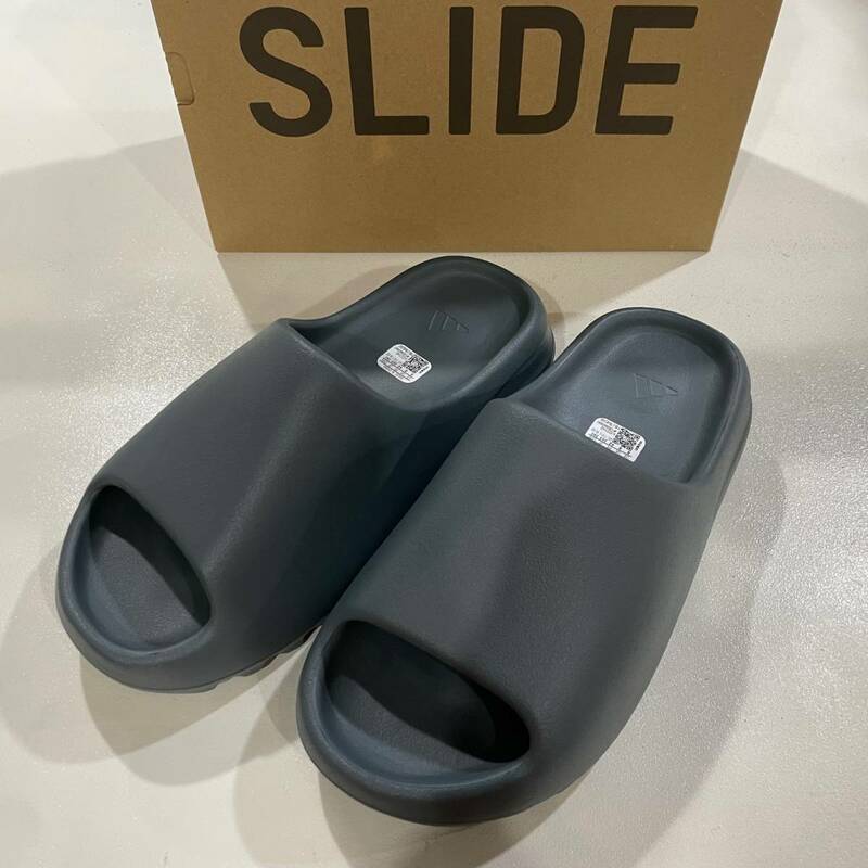 新品! 国内正規品! adidas (アディダス) YEEZY SLIDE Slate Marine (26.5) イージー スライド サンダル カニエ ベナッシ