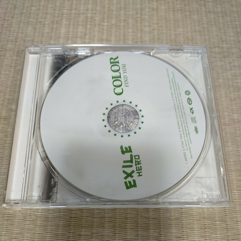 EXILE HERO COLOR FIND YOU 中古CD（歌詞カードなし）