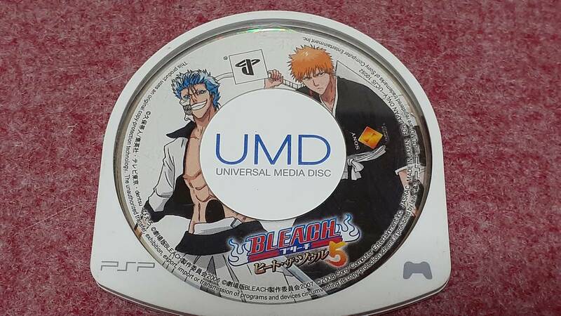 ◎　ＰＳＰ　【ブリーチ　ヒート・ザ・ソウル　５】クイックポストでＰＳＰソフトのみ何枚でも送料１８５円。ソフトのみ/動作保証付