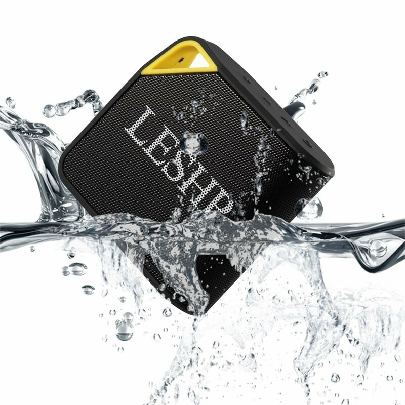 【新品・送料無料】LESHP C3 IPX67防水 Bluetoothスピーカー お風呂 耐衝撃 コンパクト 小型 重低音 片手サイズ