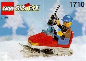Lego1710スノーモービル1994年日本未発売説明書付