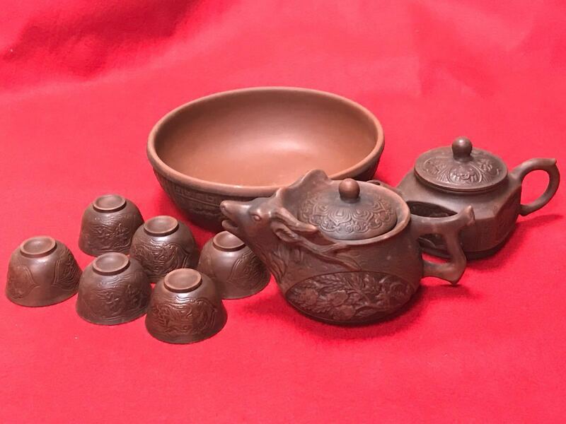骨董品 50年前の中国茶器セット