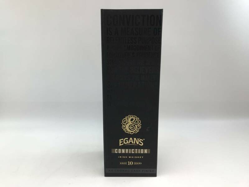 ☆ イーガンズ コンヴィクション 10年 アイリッシュ ウイスキー 700ml / 46% 箱付 EGAN'S CONVICTION IRISH WHISKEY　未開栓　♯230803-33