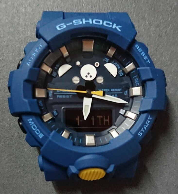CASIO G-SHOCK 新品未使用 カシオ ジーショック GA-800SC-2AJF ブルー『タチコマ風カスタム』攻殻機動隊 