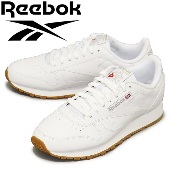 Reebok (リーボック) 100008491 Classic Leather Shoes クラシックレザー フットウェアホワイト RB125 27.5cm