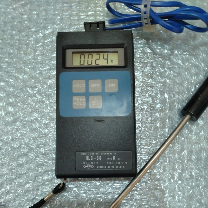 【中古】ANRITSU 安立計器　アンリツ デジタル表面温度計　HLC-60 S-109