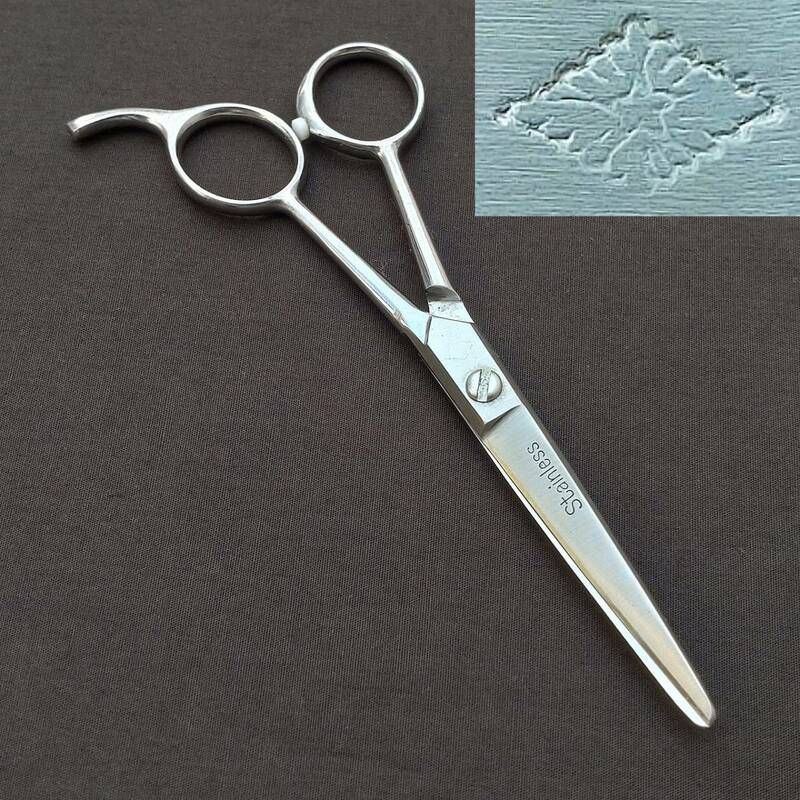 散髪鋏 シザー STAINLESS MINI CUT ミニカット 全長約140㎜ 5in カットハサミ 理容 美容 理美容店用品 【1361】