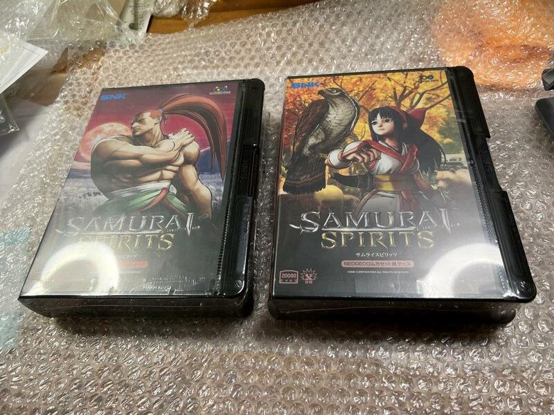 PS4 サムライ・スピリッツ / Samurai Spirits 牙神幻十郎 + ナコルル ネオジオロム風ケース 2本セット 新品未開封 美品 送料無料 同梱可