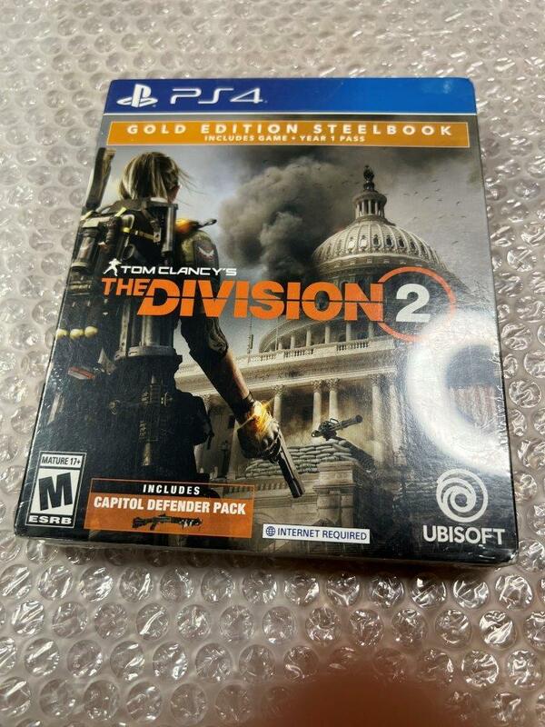 PS4 トムクランシー ディヴィジョン２ / Tom Clancy The Division 2 スチールブック 北米限定版 新品未開封 送料無料 同梱可