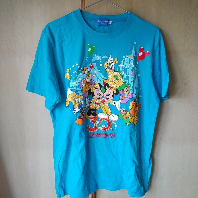 Disney　30thアニバーサリー　Мサイズ　ディズニー　キャラクターTシャツ