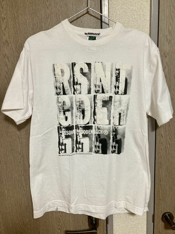 【GOOD ENOUGH】日本製 Tシャツ Mサイズ made in japan RESONATE リゾネイト グッドイナフ ストリート　fragment 藤原ヒロシ 裏原