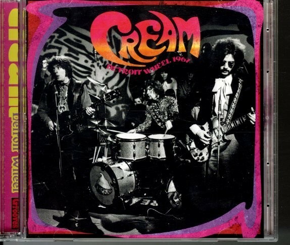 2018年 国内盤CD2枚組み！Cream / DETROIT WHEEL 1967【ETERNAL GROOVES / EGRO-0008】クリーム デトロイト・ホイール 未発表ライヴ音源