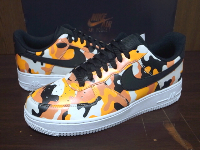 17年製 NIKE AIR FORCE 1 LV8 リフレクター ナイキ エアフォース エレベイト AF1【823511-800】CAMO 迷彩 カモフラ オレンジ US8.5