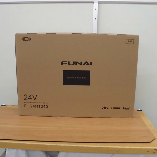 新品 FUNAI 液晶テレビ 24型 FL-24H1040 ダブルチューナー 1040シリーズ フナイ 24インチ 24V TV 札幌市 西野店 