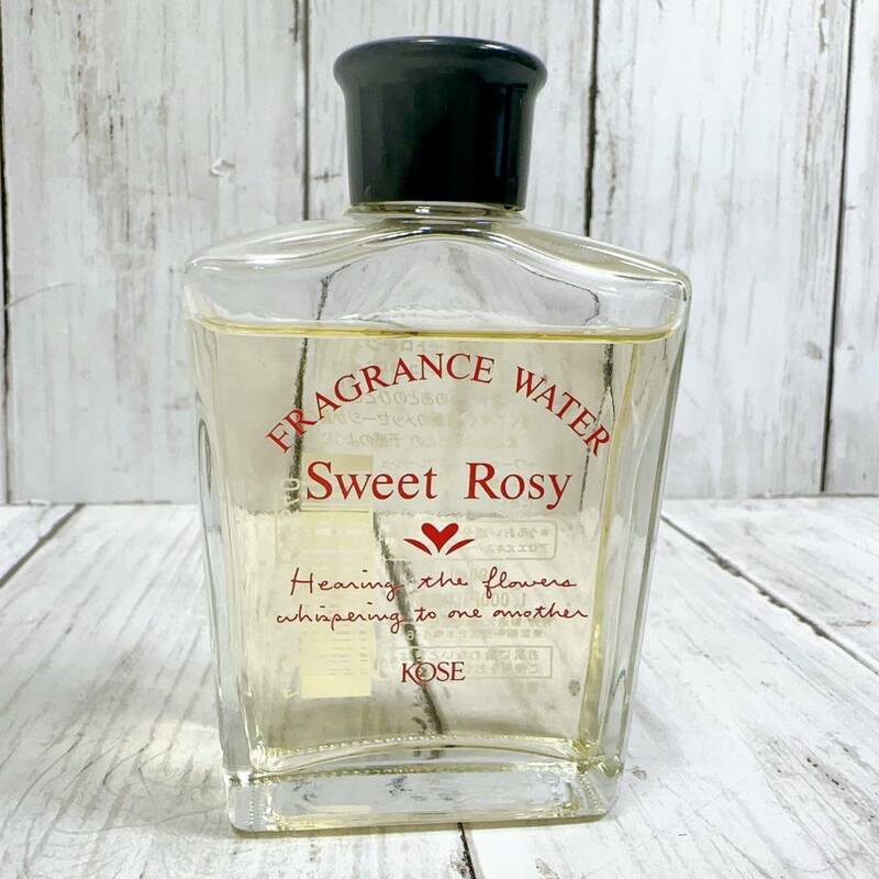 FRAGRANCE WATER Sweet RosyKOSE スウィートロージー フレッシュコロン 80ｍｌ 香水 オーデトワレ フレグランス【12457