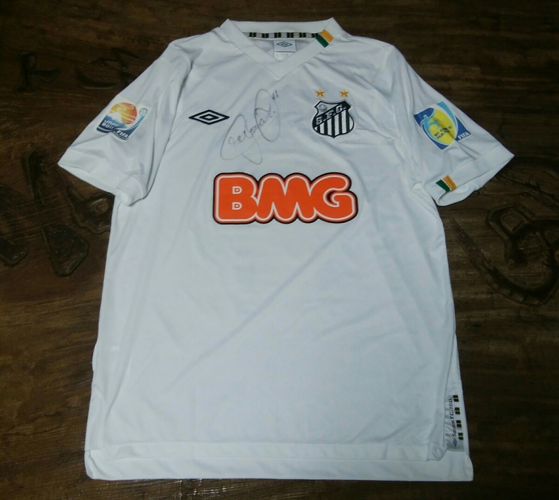 値下げ交渉 2011 クラブW杯 サントス ネイマール サイン入り UMBRO 検/FIFA CLUB WORLD CUP SANTOS BARCELONA NEYMAR AUTOGRAPH バルセロナ