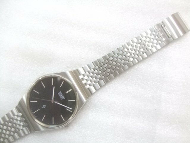 新品未使用1977年製7830-8020高級セイコークオーツエンブレム腕時計定価43000円　Y014
