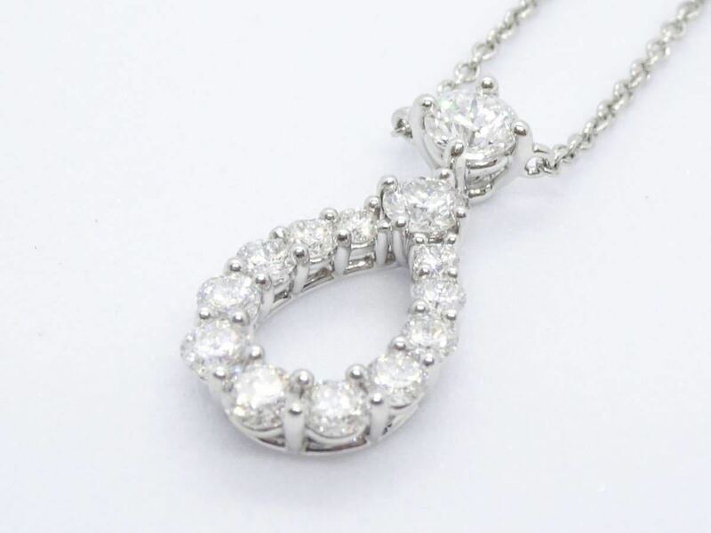 Harry Winston Pt 4.8g ネックレス プラチナ ダイヤモンド 