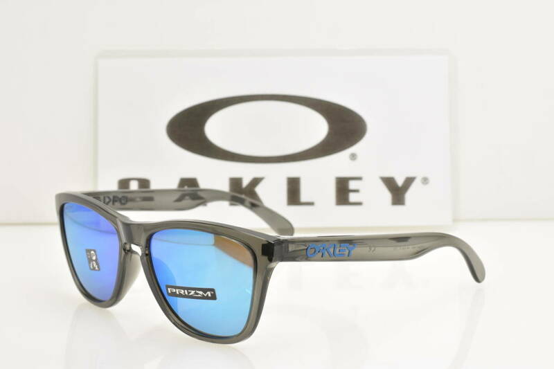 ★新品・正規輸入品！OAKLEY オークリー OO9245-7454 Frogskins フロッグスキン アジアンフィット グレイスモーク プリズムサファイヤ★