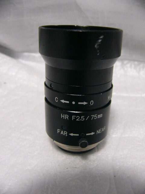 貴重 Keyence CA-LH75 75mm/F2.5 高解像度低歪みCマウントレンズ